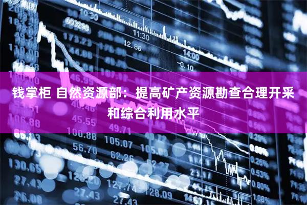 钱掌柜 自然资源部：提高矿产资源勘查合理开采和综合利用水平